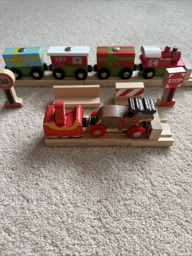 Bigjigs christmas train santa - christmas,