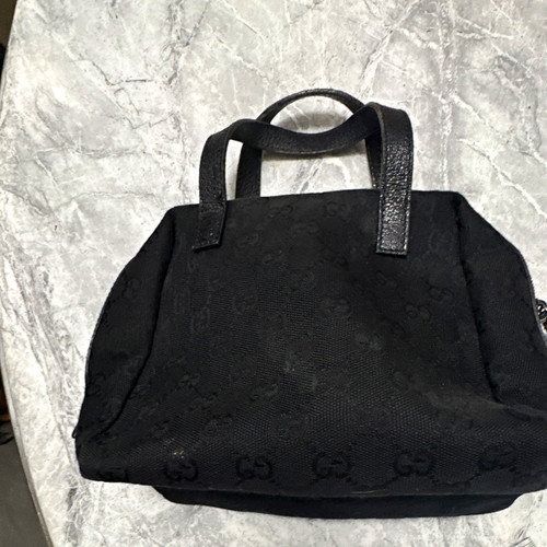 Gucci black canvas - gucci, &