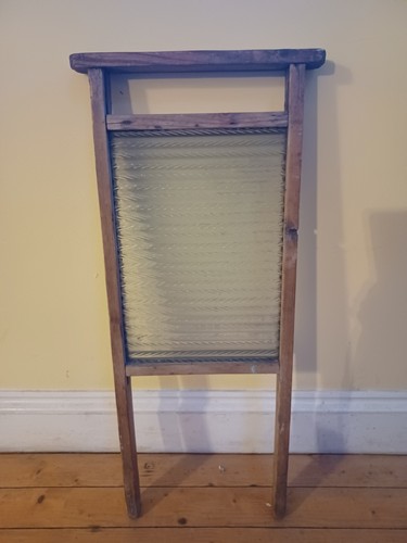 Vintage old wooden glass - old, &