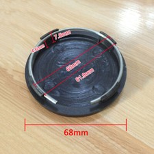 4pcs 68mm Wheel Rim Cap Center
