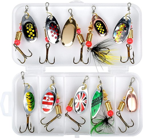 10pcsfishing spinners and - 10pcsfishing,
