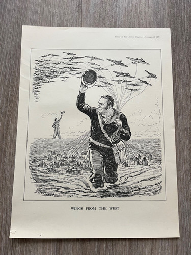 1939 punch cartoon print - ,