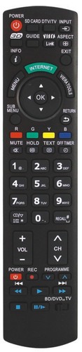 Remote control for - , panasonic