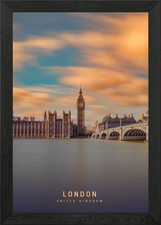 London Framed Wall Art Poster