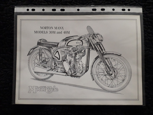 Norton manx models 30m 40m - norton, &