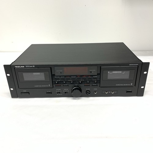 Tascam 202mkiii dual cassette - tascam,