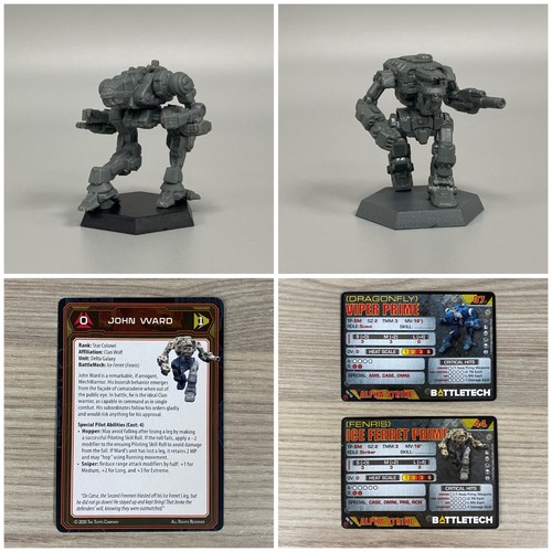 Battletech miniatures viper - 2,