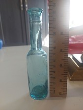 Victorian green glass medicine - green,