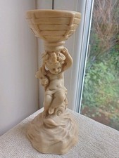 Cherub Candle Holder Resin