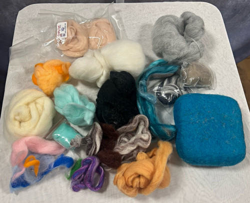 Wool roving fibre pack - wool,