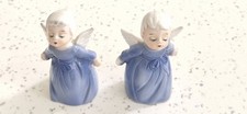 2 X VINTAGE" H.C.F OF LONDON PORCELAIN ANGELS" 8cm High
