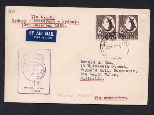 1951 klm round - round, cover