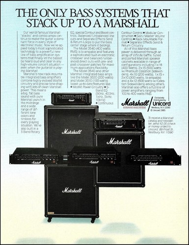 Marshall unicord bass - marshall,