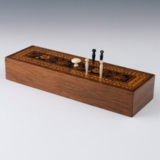 Tunbridge Ware Games Box with