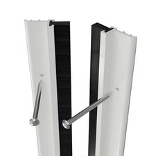 Stormguard Slikseal Brush Draught Excluder Around Door Seal Weather Proof