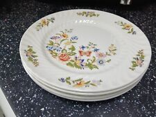 AYNSLEY COTTAGE GARDEN SALAD PLATES X 4