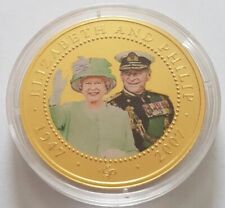 2007 Cook Islands Queen Elizabeth II Diamond Wedding One 1 Dollar coin | COA