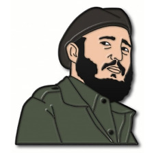 Fidel Castro Enamel Pin Badge