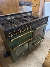 Leisure Rangemaster 110 duel fuel Green with brass accents. (read description)