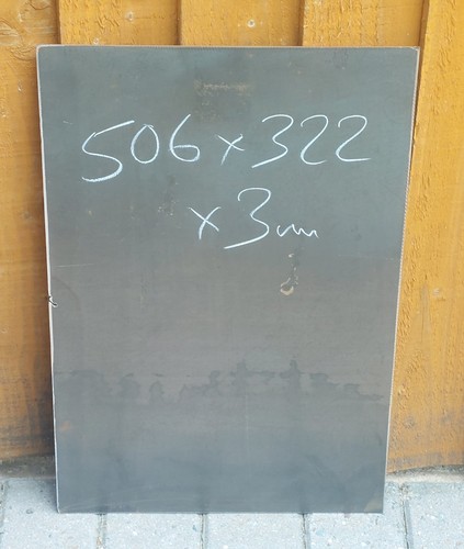 Mild steel plate 506mm x - steel,