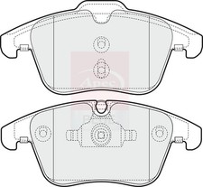 Brake Pads Set fits JAGUAR XF