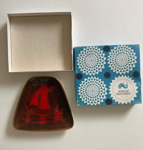 Vintage 60s poole pottery dish - poole,