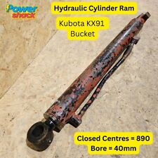Kubuta KX91 Bucket Hydraulic Ram Closed Pin Centres = 890mm - Bore= 40mm