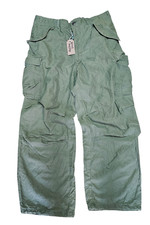 RARE Genuine US Army Olive Green Vintage OG 107 M65 Combat Trousers Med Reg #241