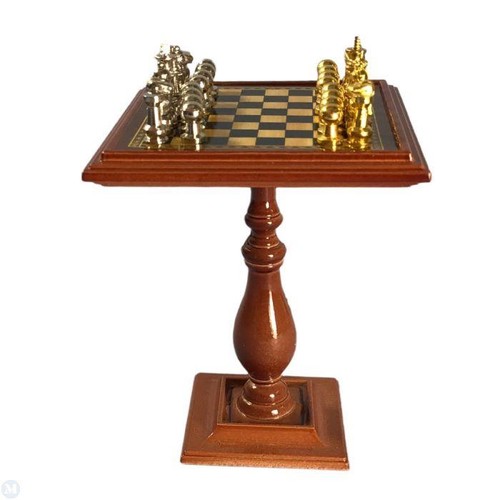 Dolls house walnut - dolls,