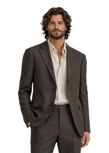 Zara linen suit sartorial - linen,