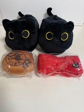 Ghibli Black Cat Slippers And