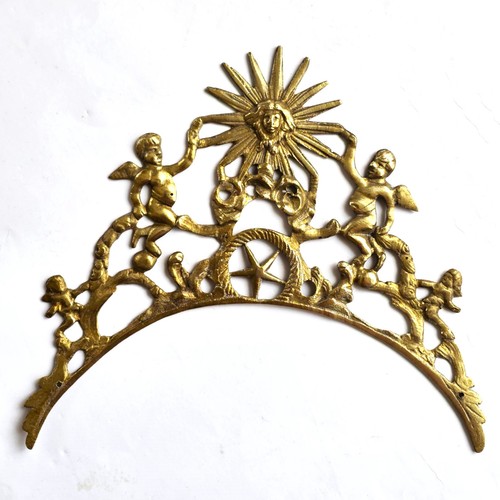 Antique french brass comtoise - french,