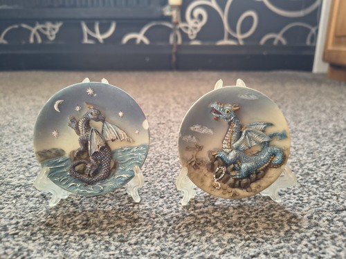 Two ceramic mini dragon - ceramic,