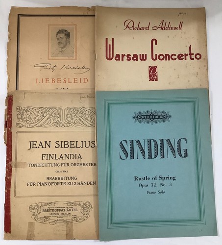 Vintage music scores - vintage,
