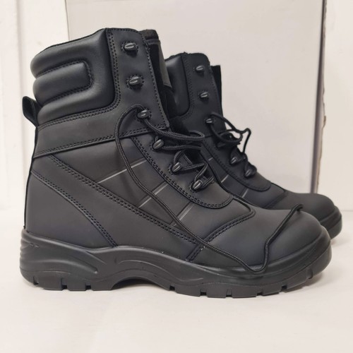 Black leather anti static - anti,