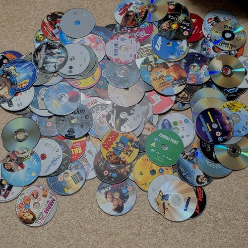 150 damaged dvd discs - 150+,