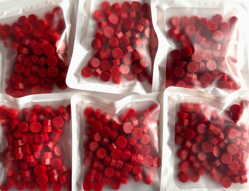 100pcs red sealing wax beads - 100pcs,