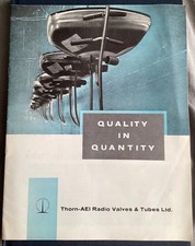 Thorn-AEI Radio Valves & Tubes Ltd vintage brochure ephemera tv cathode ray tube