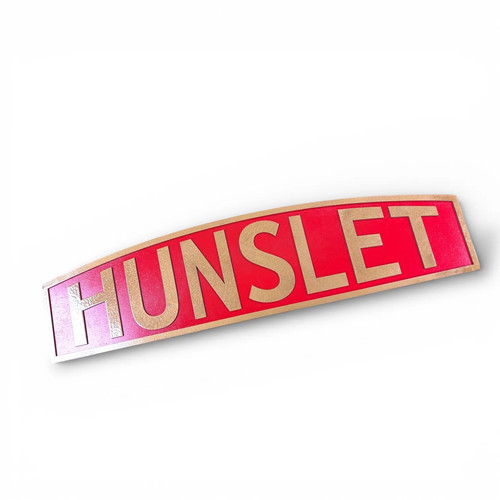 Replica hunslet bonnet badge - badge,