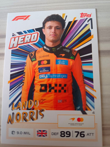 Topps formula hero insert - formula,