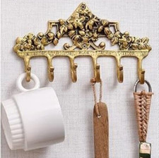Victorian brass hook wall - victorian,