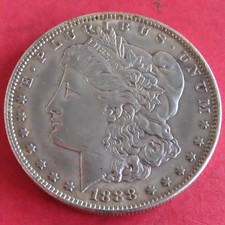 USA 1888 MORGAN SILVER DOLLAR
