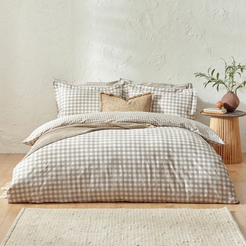 Yard barton natural - yard, gingham