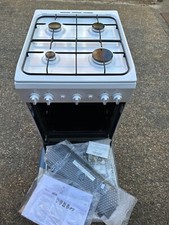 Indesit IS5G1KMW/U - 50cm Gas Cooker - Gas Oven, Gas Grill & 4 Burner Gas Hob