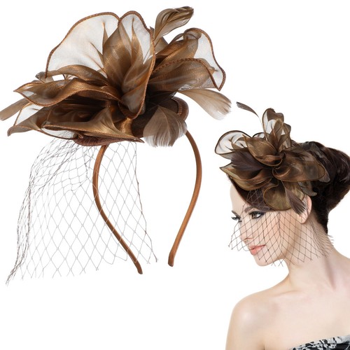 Wedding headband flower - , mesh