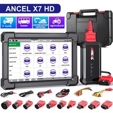 ANCEL X7 HD HGV Heavy Duty Truck Diagnostic Tool Diesel All Systems OBD2 Scanner