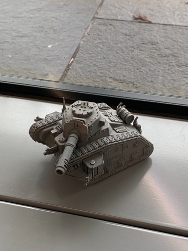 Printed army tank model - printed,