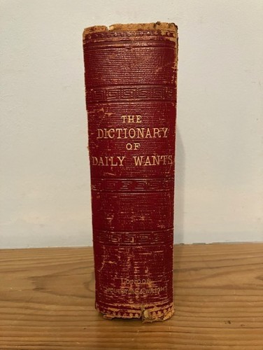 Dictionary daily wants - dictionary,