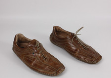 Womens Pavers Size 6.5 UK 40 EU Flats Brown Leather Mocassin Shoes
