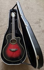 Yamaha APX-9C Electro Guitar  Cherry Red With Lockable Hard Travel Case Mint Con